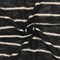 Soft Black-Taupe Striped Texture Stretch Jersey Knit Fabric By the Yard
